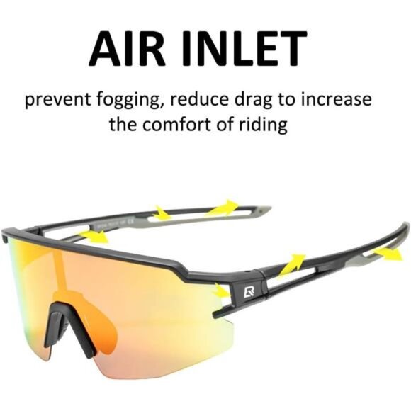 Polarized Sunglasses for Men Women UVProtection Cycling Sunglasses Sport Glasses - Picture 4 of 7